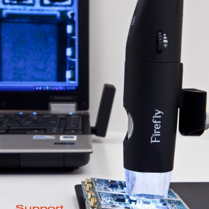 Microscope USB Firefly GT600 w circuit / support statif