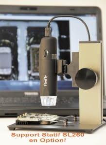 Microscope USB Firfely GT800 avec Support Statif SL260