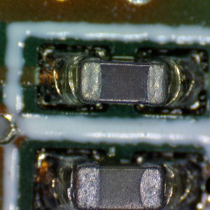 Caméra-Microscope USB Firefly GT800 snapshot - capacitors