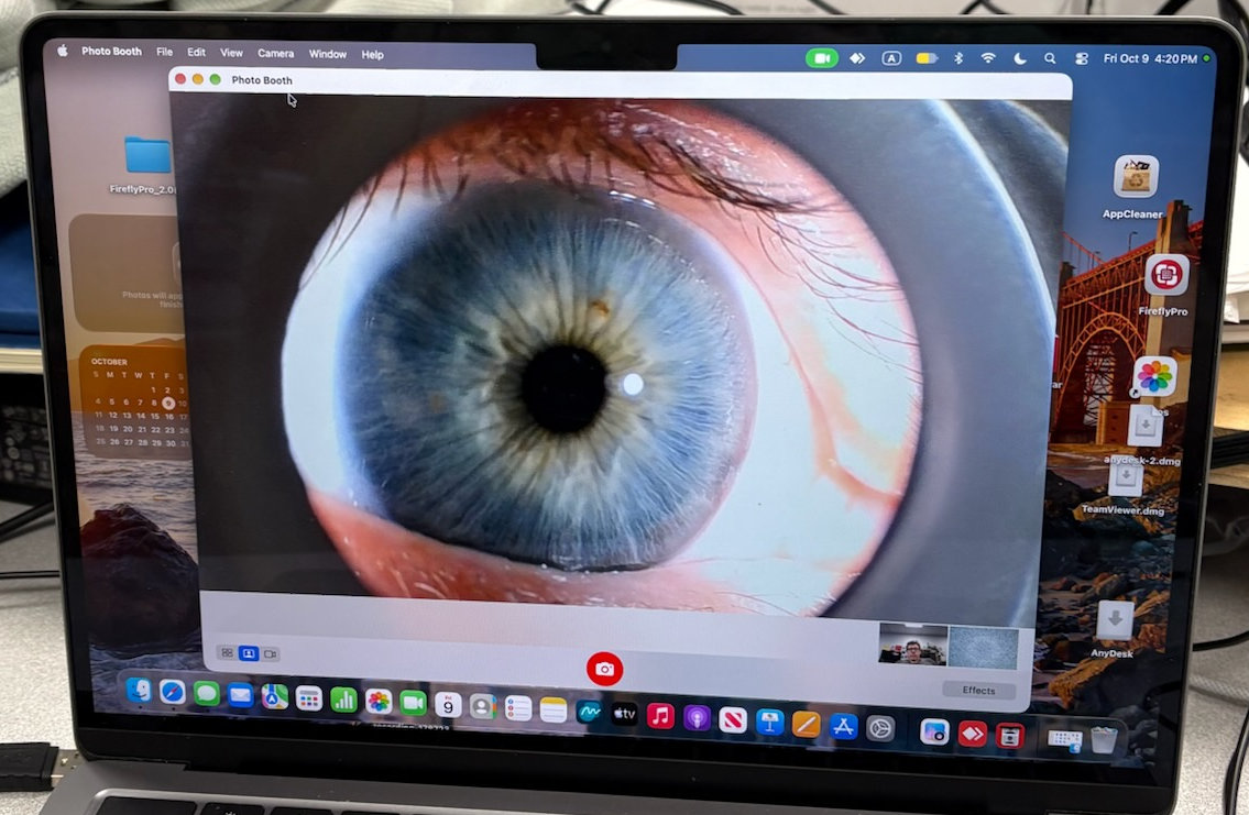 Firefly DE408 Iridoscope vs Mac